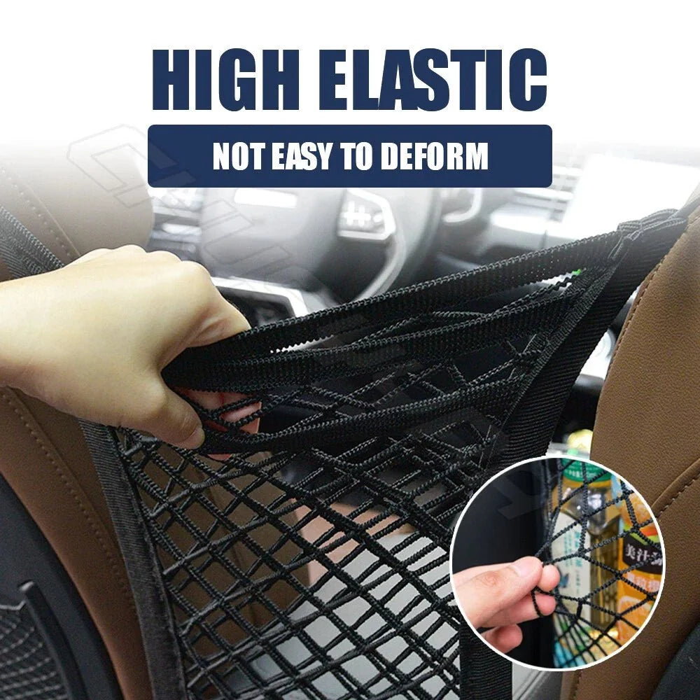 3 Layer Seat Storage Net & Barrier For Car Organizer - Trendart