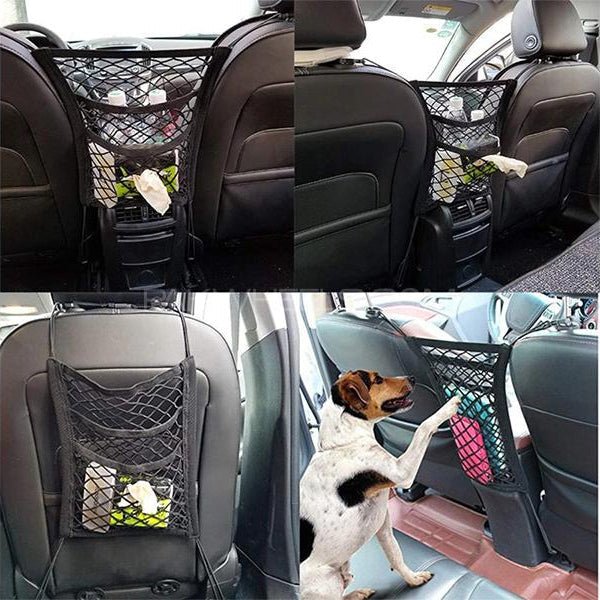3 Layer Seat Storage Net & Barrier For Car Organizer - Trendart