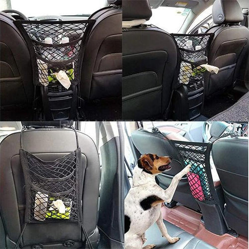 3 Layer Seat Storage Net & Barrier For Car Organizer - Trendart