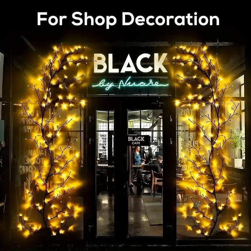 96 LED Large Size Warm White Tree Branch Smart LED with Remote - Trendart
