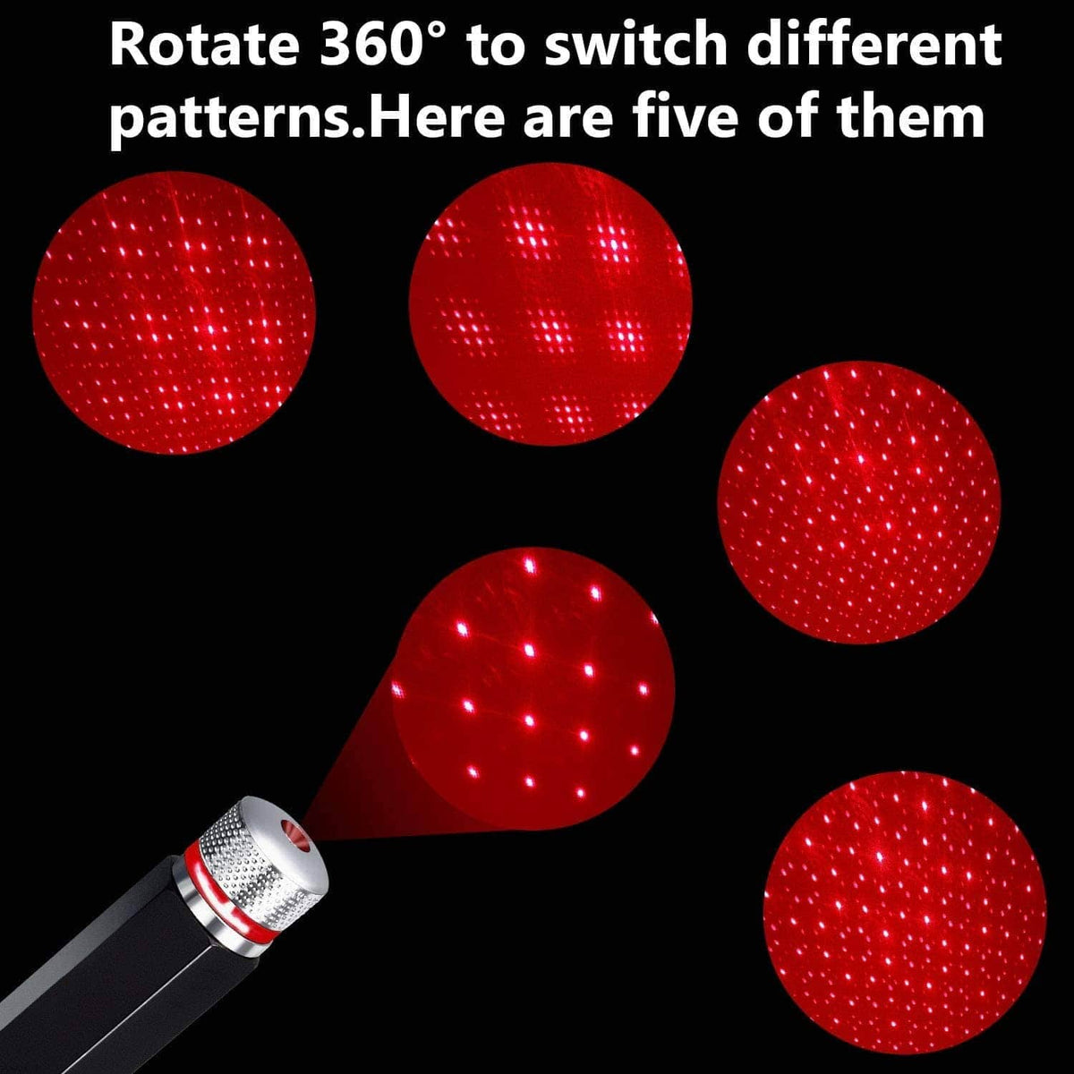 Car Roof Mini Star Night Light - Trendart