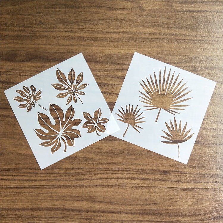 Custom Leaf Wall Stencil for Home Decoration - Trendart
