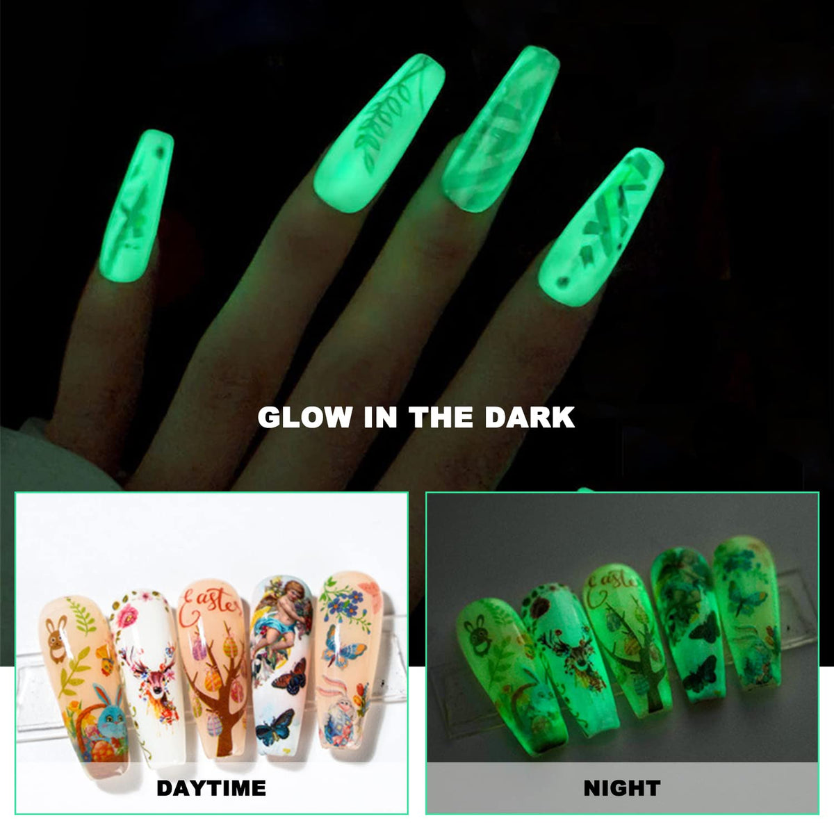 Glow In Dark UV Nail Polish(Imported)💅🌙 - Trendart