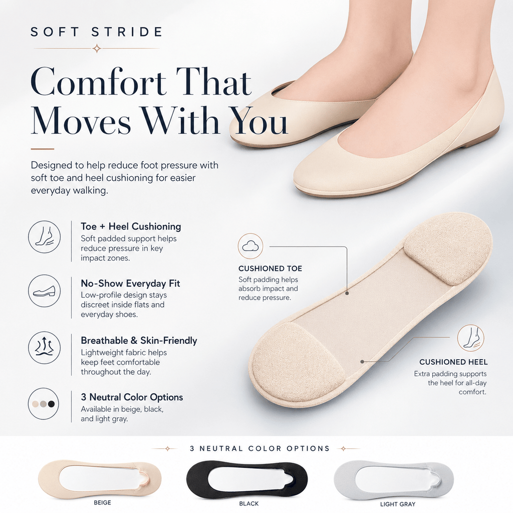 Invisible Pain Relieving Cushion Socks - Trendart