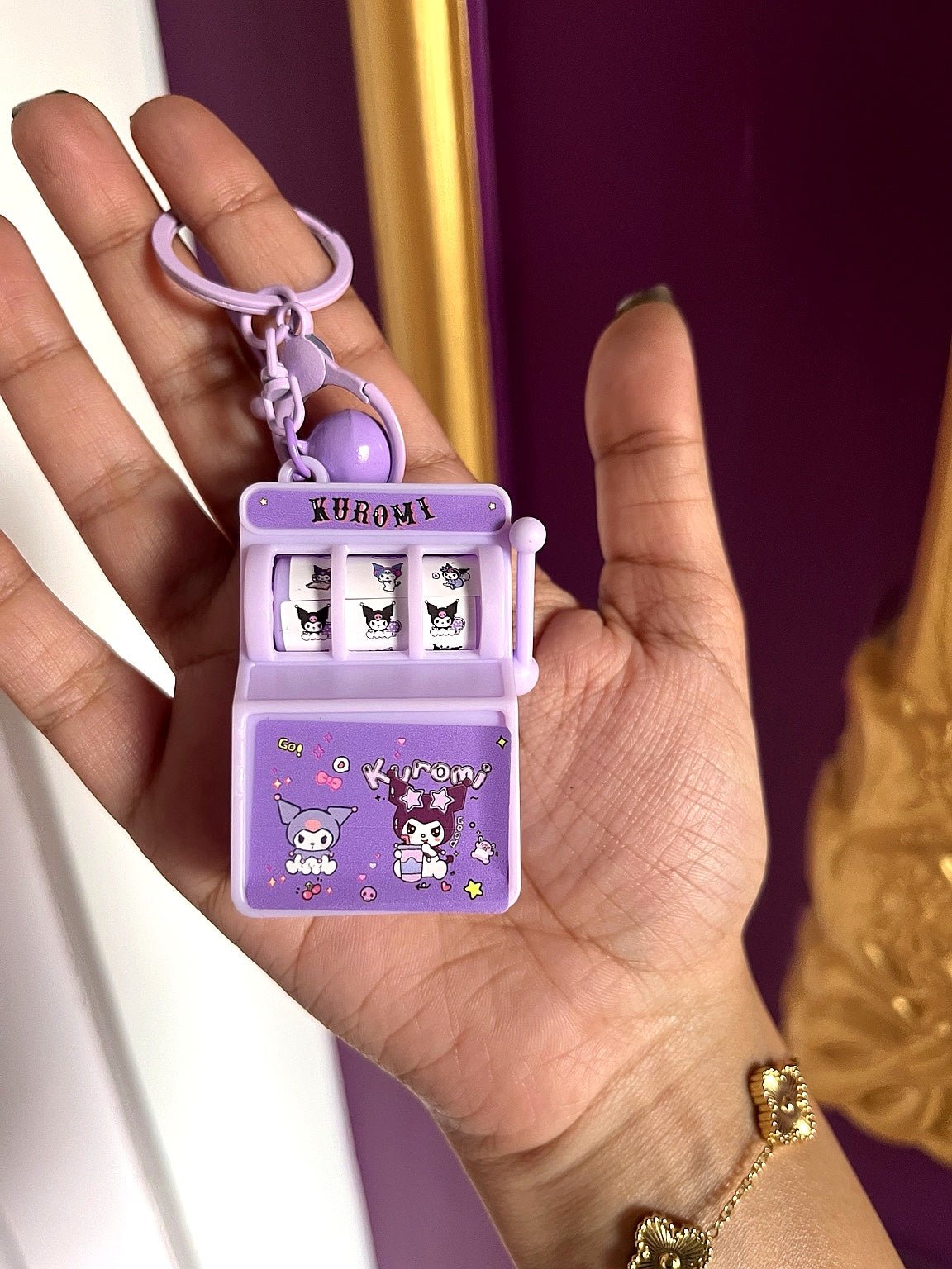 ✨ Kawaii Mini Slot Machine Keychain - Trendart