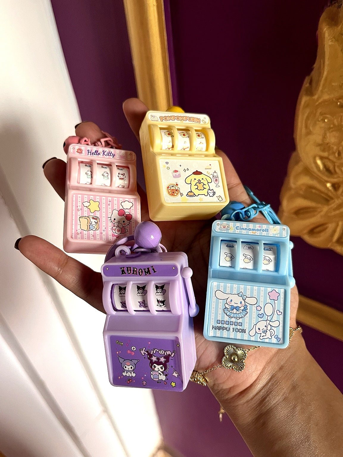 ✨ Kawaii Mini Slot Machine Keychain - Trendart