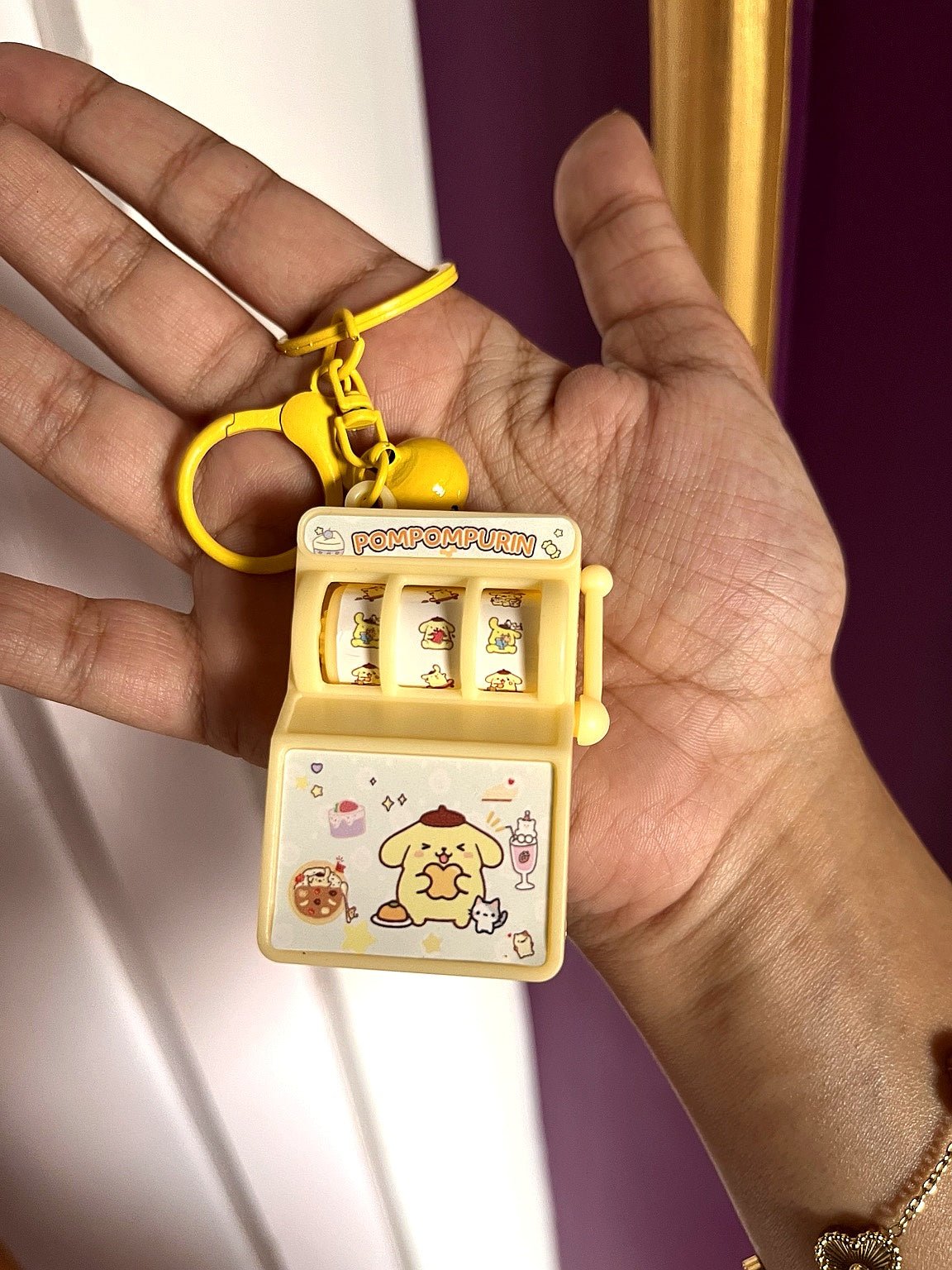 ✨ Kawaii Mini Slot Machine Keychain - Trendart