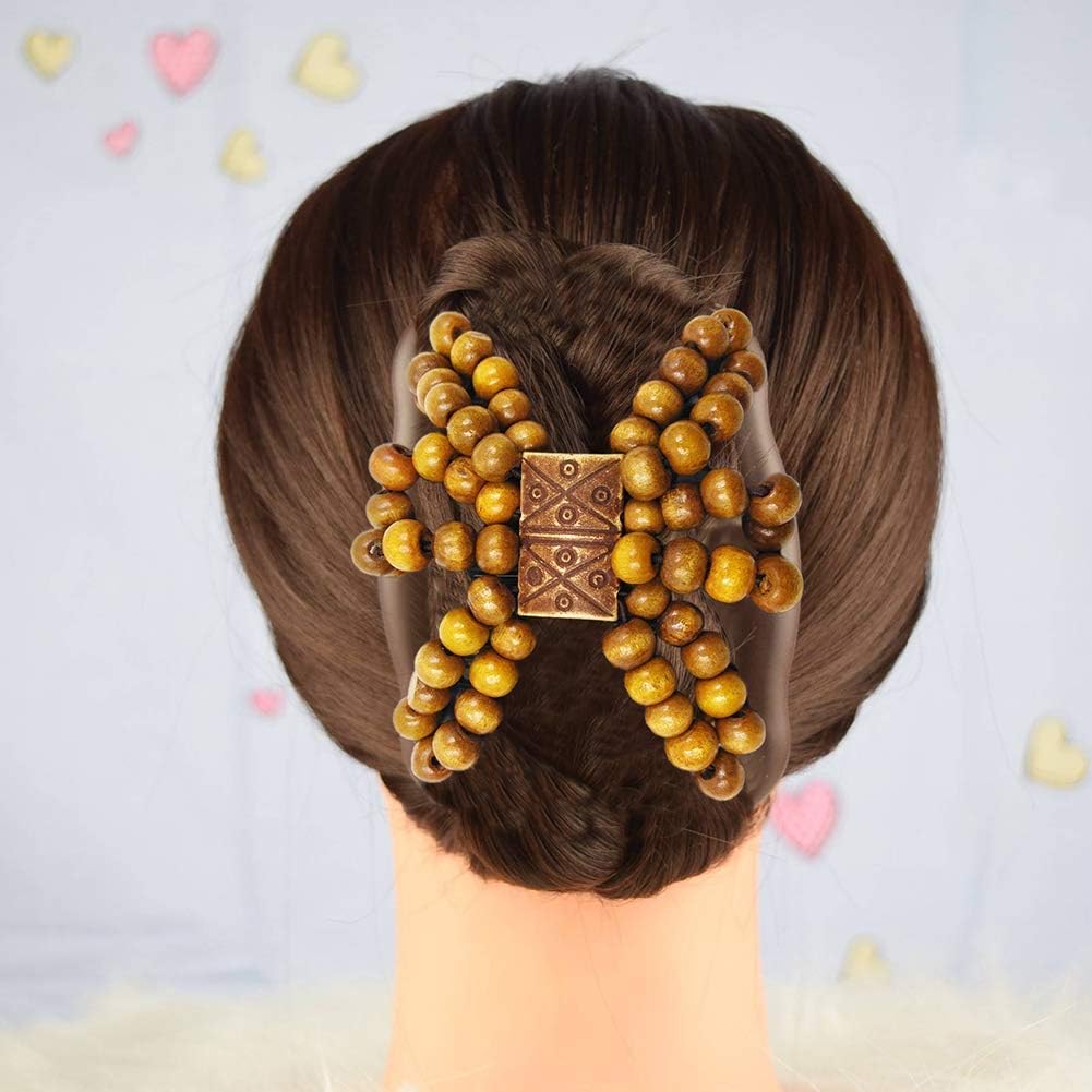 Magic Wooden Beads Hair Comb - Trendart
