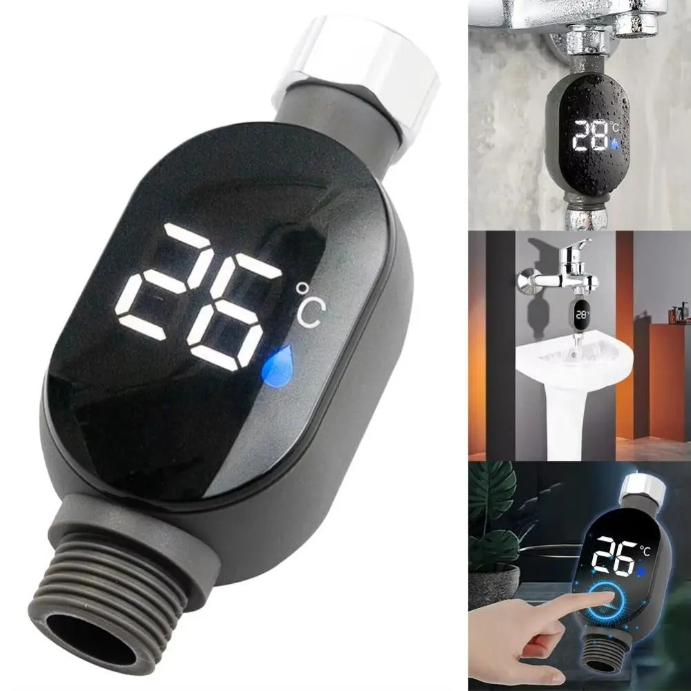 LED Bath Thermostat Faucet Visual Thermometer
