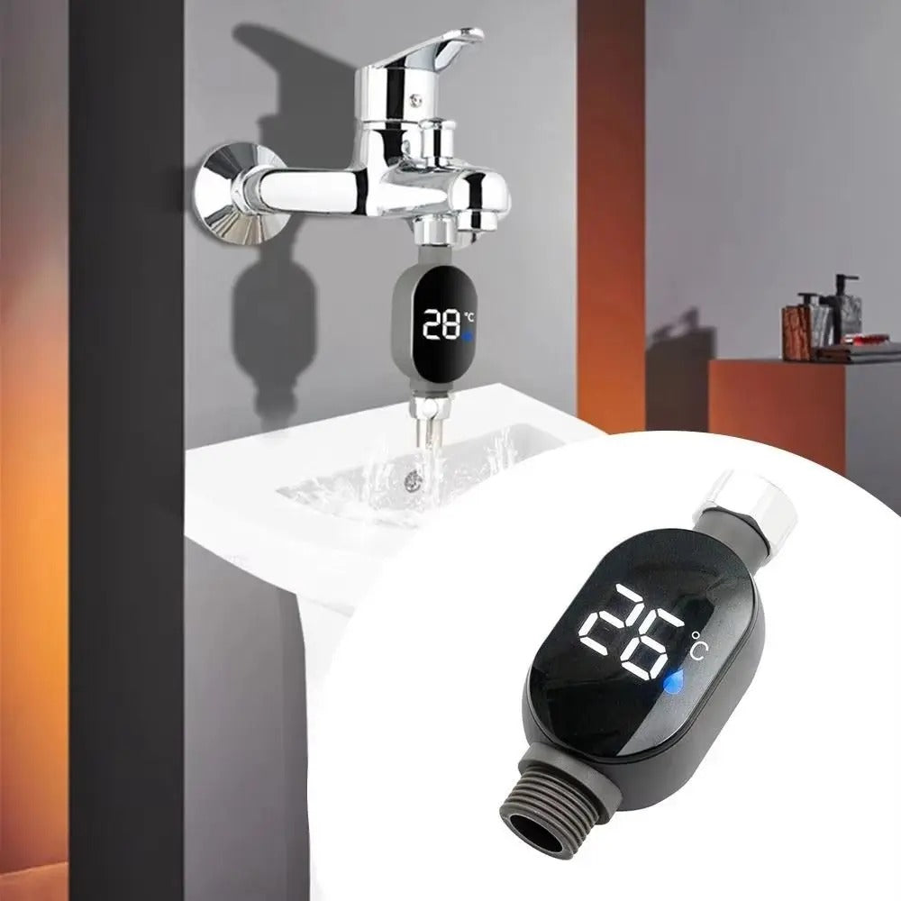 LED Bath Thermostat Faucet Visual Thermometer