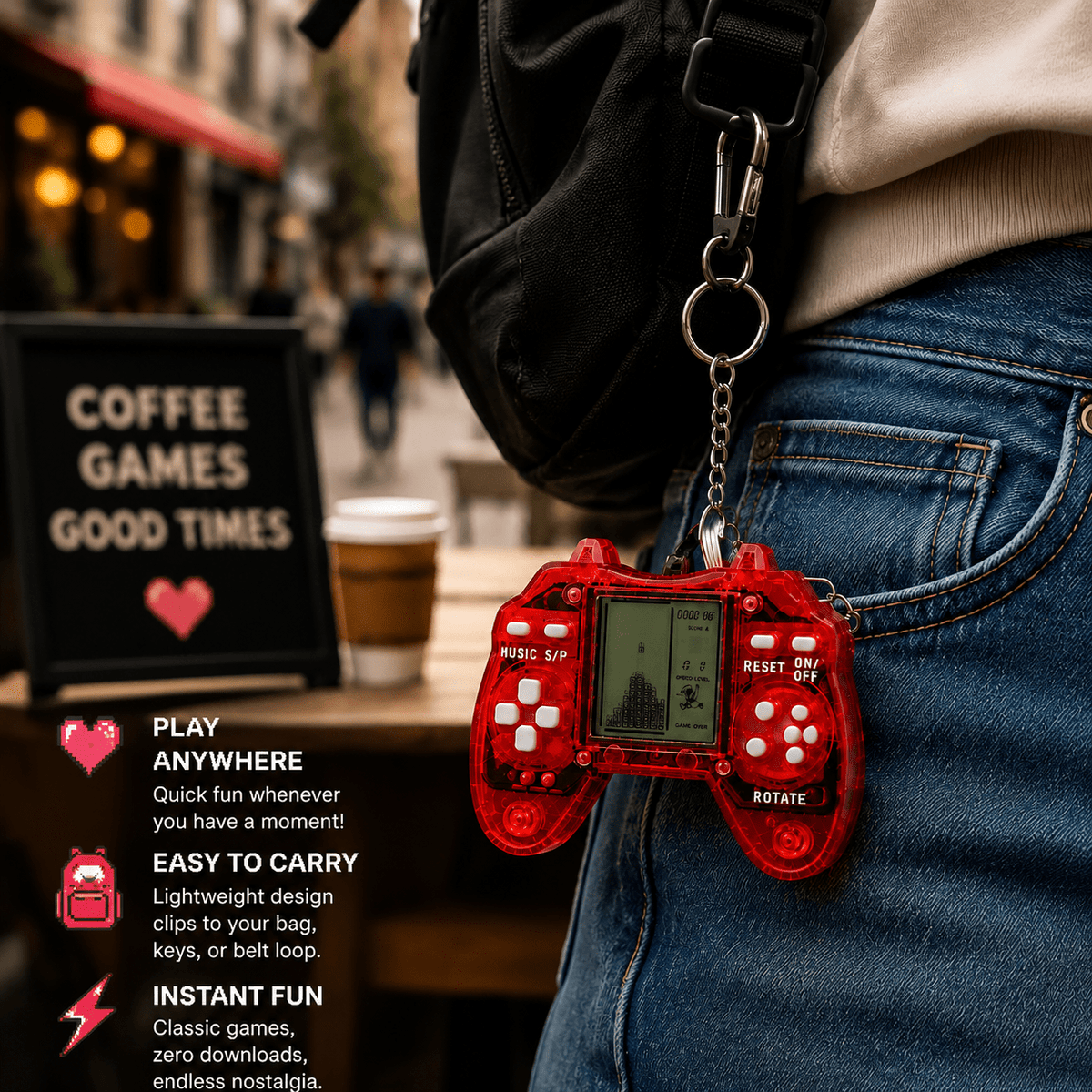 Mini-Arcade Cute Keychain - Trendart