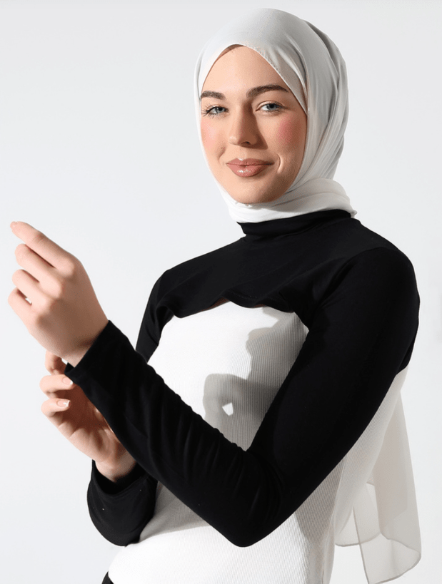 Neck Cover with Long Sleeves - Trendart