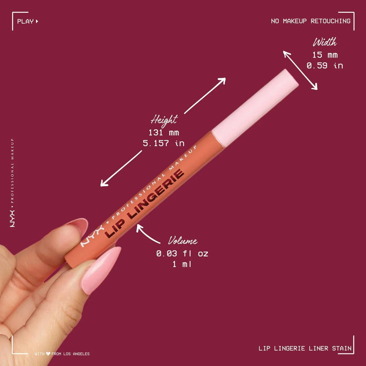 Nyx Lip Lingerie Lip Liner Stain - Trendart