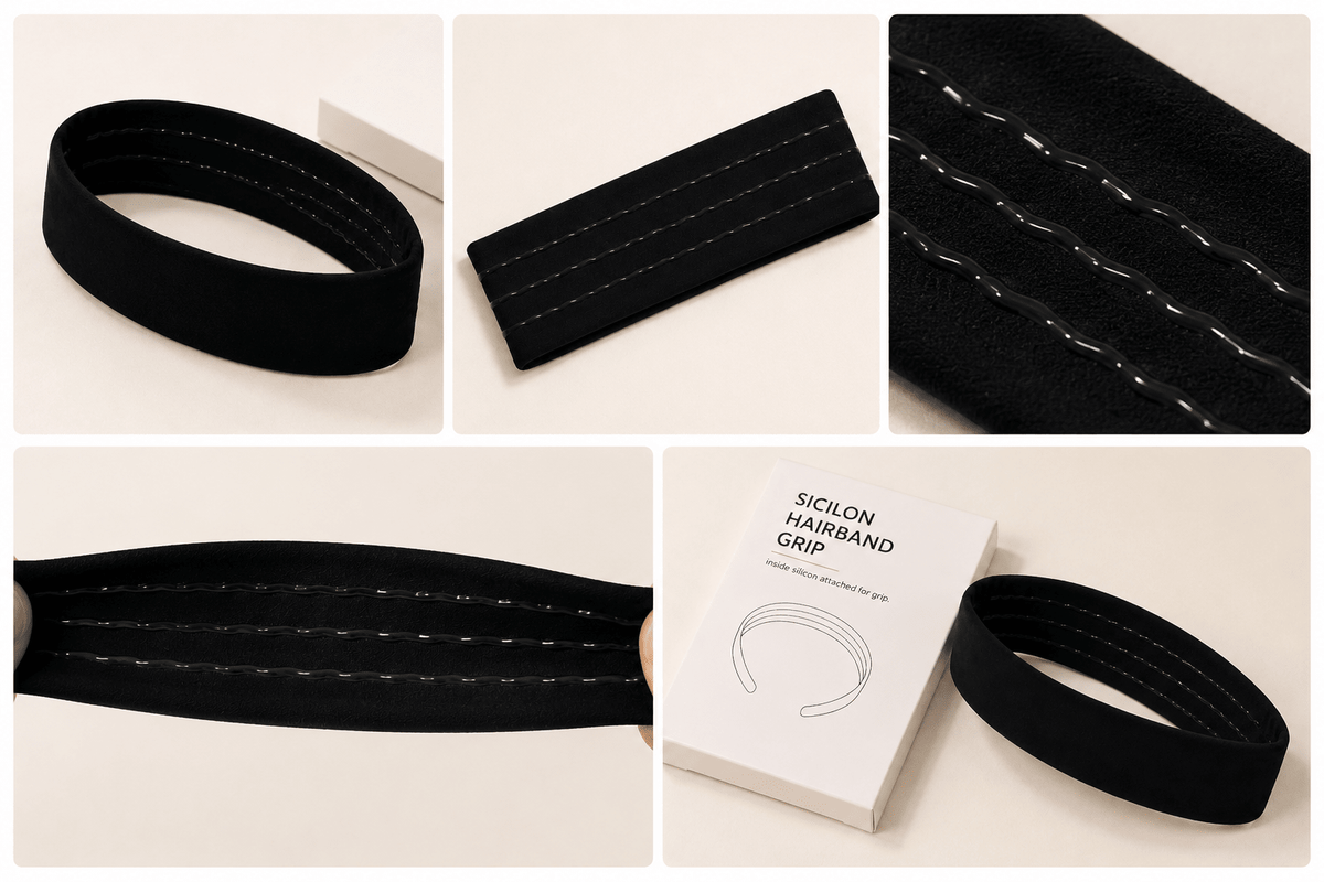 Silicon hairband grip - Trendart