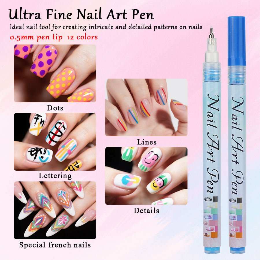 💧 Waterproof Nail Art Pen 💅🎨 - Trendart