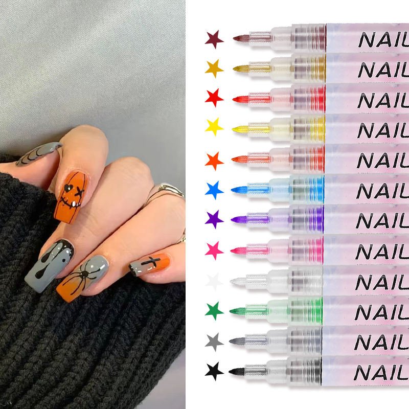 💧 Waterproof Nail Art Pen 💅🎨 - Trendart