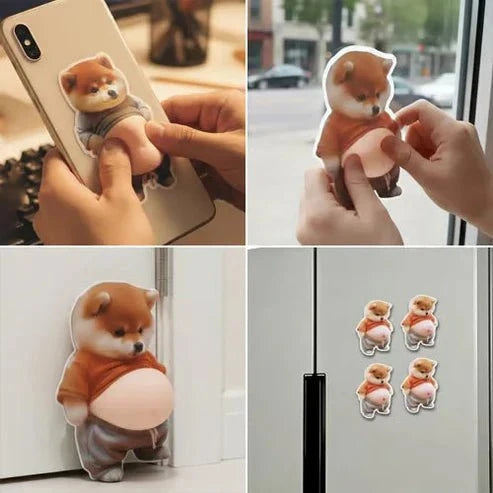 Why 50,000+ People Use This Chubby Dog Sticker on everything - Trendart