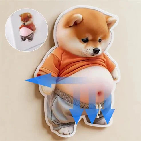 Why 50,000+ People Use This Chubby Dog Sticker on everything - Trendart